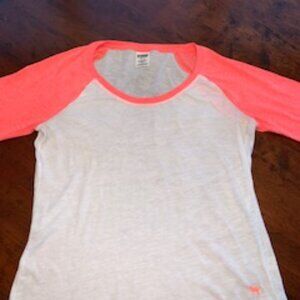 Victoria's Secret "PINK" Campus Baseball T ,Size Medium